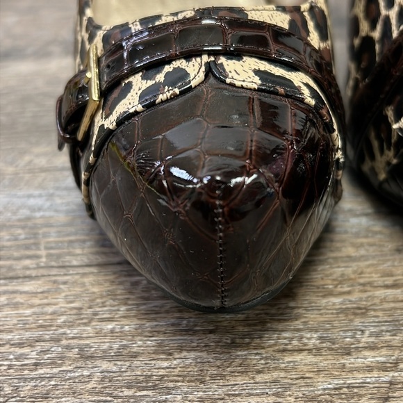 Qupid Women’s Platform Stiletto Heels in Leopard Print/ Patent Leather Size 9 - Picture 9 of 14